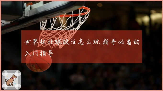 世界杯让球投注怎么玩 新手必看的入门指导